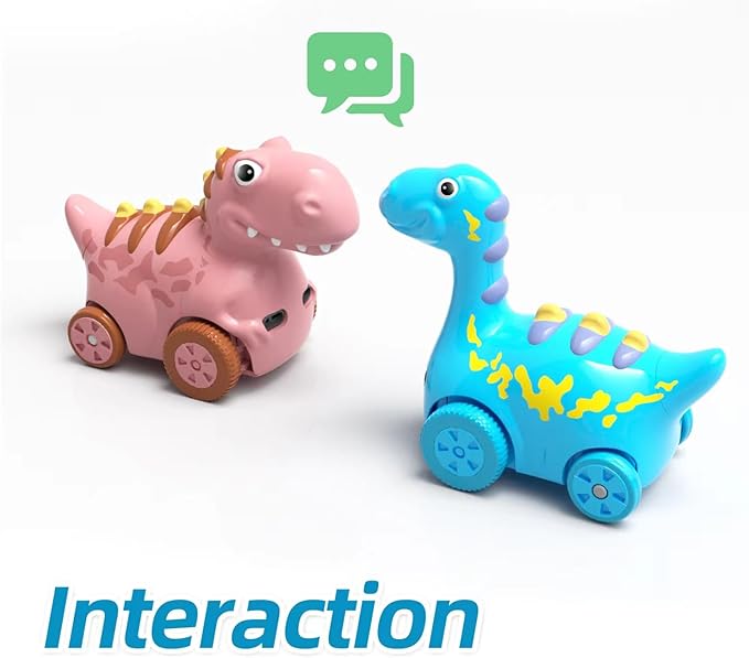 Interactive Musical Walking Following Dinosaur Toy, Rechargeable Sensory Music Development Toy, Fun Moving Toy for Kids Age 3,4,5 and Up