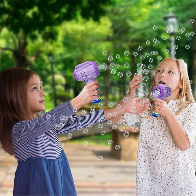 ArtCreativity Bubble Hammer for Kids, 1 Piece, Automatic Bubble Machine for Kids with Bubble Solution Included, Handheld Bubble Maker Toy for Bigger and Easier Bubbles, Great Gift Idea