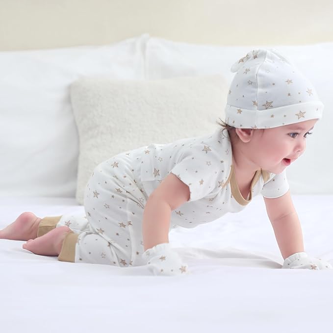 Baby Bodysuit and Pant Set 10-pcs Cotton Soft Newborn Boy Girl Clothes Outfits