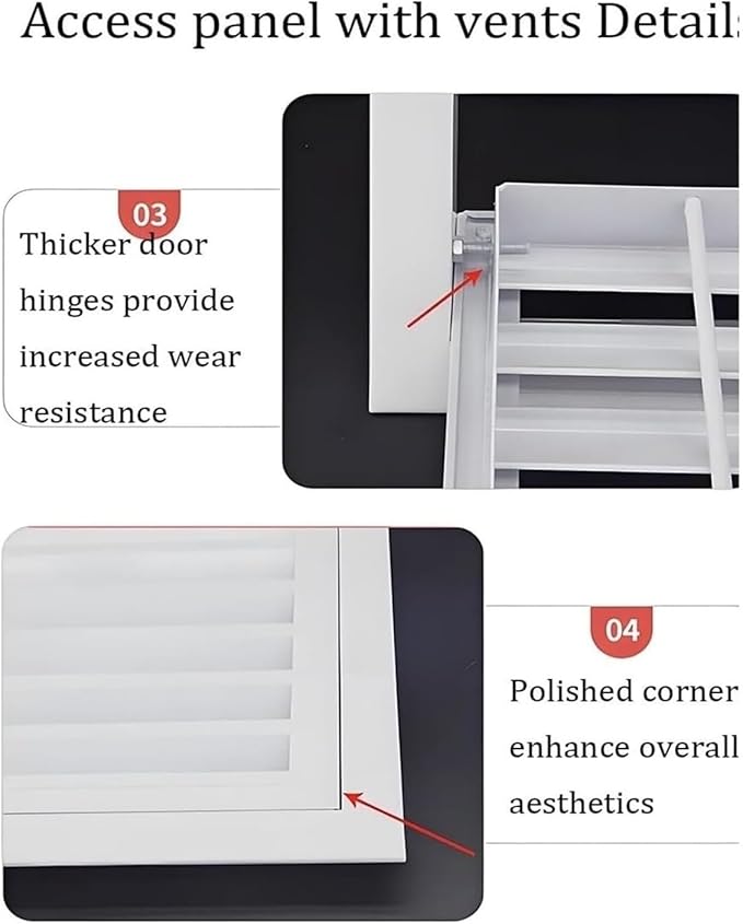 Decorative Return Air Grille Cover, Wall/Ceiling Vent Cover with Adjustable Design, Durables & Easy-to-Install for Home & Office, Cold Air Return Vent Cover(28x38in (71x97cm))