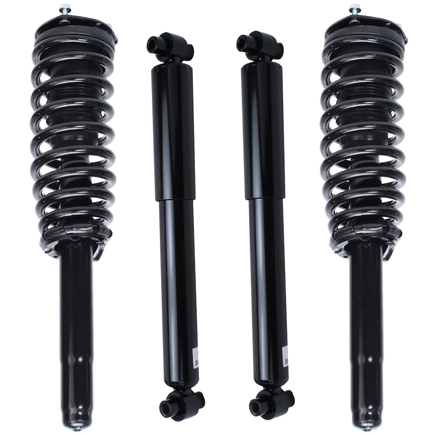 Detroit Axle - 4pc Struts Shocks for 2010-2012 Ford Fusion Lincoln MKZ 10-11 Mercury Milan Complete 2 Front Struts with Coil Spr
