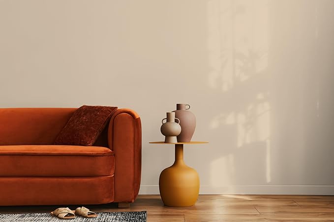 EVOLVE Paint & Primer: Environment-friendly, Low Sheen with One-coat Coverage for Interior & Exterior surfaces (Natural Beige, 1-Gallon)