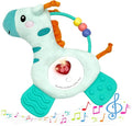 Baby Musical Activity Soft Toys with Sound & Light, Sensory Toys for Infant Developmental with Teether, Rattle and Textures, Soft Plush Toy for Newborn Gift 6 to 12 Months (Giraffe)