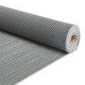 PVC Drainage Floor Mat 3x10Ft, Non-Slip 0.22'' Thick Heavy Duty Mesh Hole Pool Mat, Commercial PVC Mesh Hollow Mats, Outdoor Indoor Rug for Bathroom Patio Bath Shower Wet Area (Grey)