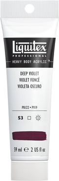Liquitex Professional Heavy Body Acrylic Paint, 2-oz (59ml) Tube, Deep Violet