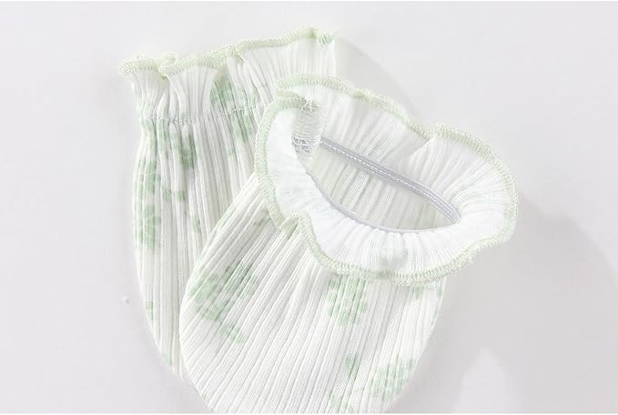 5 Pairs Baby Not Scratch Mittens 0-6 Months New Born Boy Girl Gloves Cute Infant Accessories