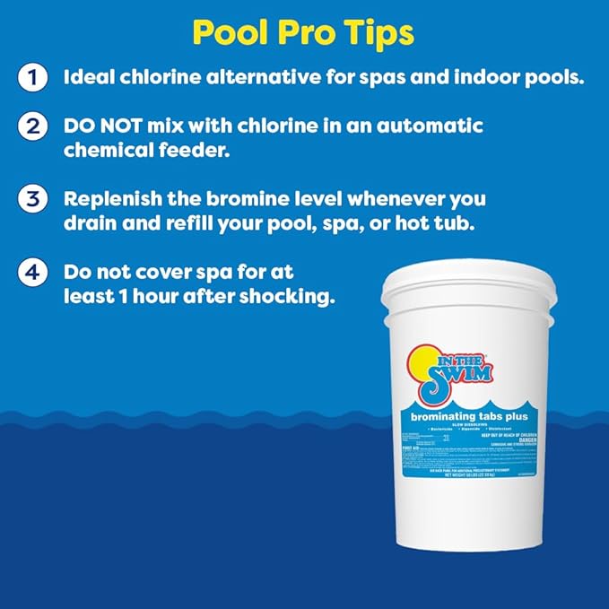 In The Swim Bromine Plus and Alkalinity Increaser - 50 Pounds of Bromine - 50 Pounds of Alkalinity Increaser