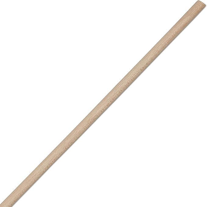 Dowel Rods Wood Sticks Wooden Dowel Rods 1/8 x 36 Inch Unfinished Hardwood Sticks for Crafts and DIYers 25 Pieces by Woodpeckers