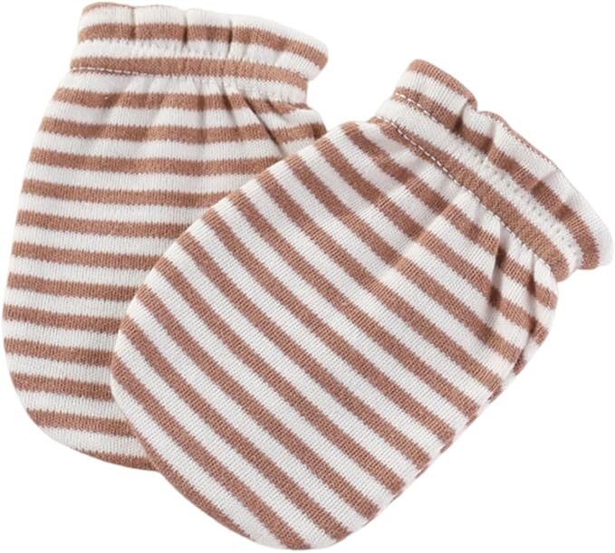 5 Pack Unisex New Born Boy Girls No Scratch Mittens Cotton Soft Baby Gloves Accessory 0-3 Months Infant Essentials
