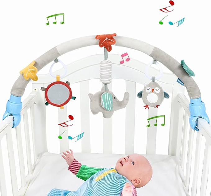 Pau1Hami1ton Baby Stroller Arch Toys, Car Seat Toys,Baby Gifts.S-19(Elephant)