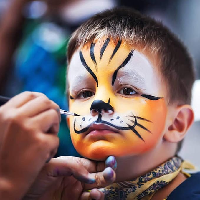 Maydear Face Painting Kit for Kids with 12 Colors Safe and Non-Toxic Large Water Based Face Paint (Matte)