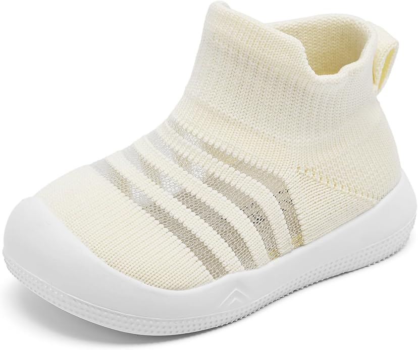 Engtoy Baby Shoes & Socks - Non-Slip Breathable Slippers with Soft Rubber Sole - Baby Boys & Girls Slip On Sneakers