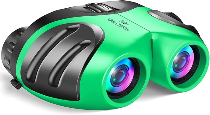 LET'S GO! Binocular for Kids, Compact High Resolution Shockproof Binoculars