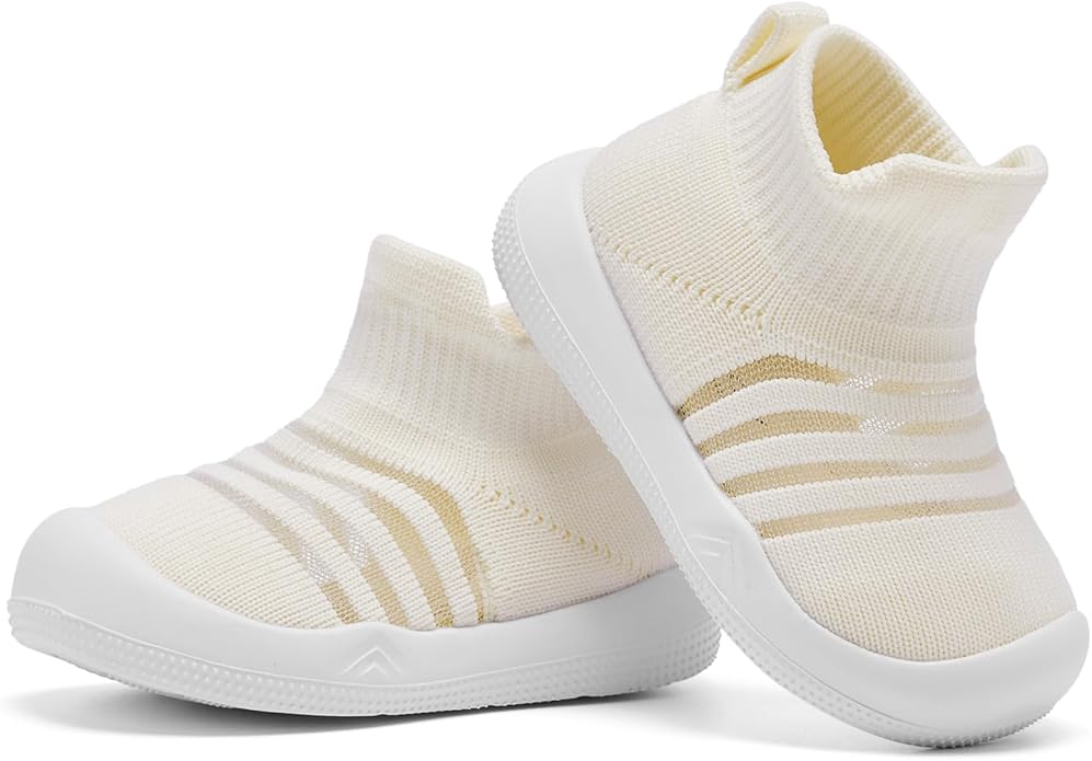 Engtoy Baby Shoes & Socks - Non-Slip Breathable Slippers with Soft Rubber Sole - Baby Boys & Girls Slip On Sneakers