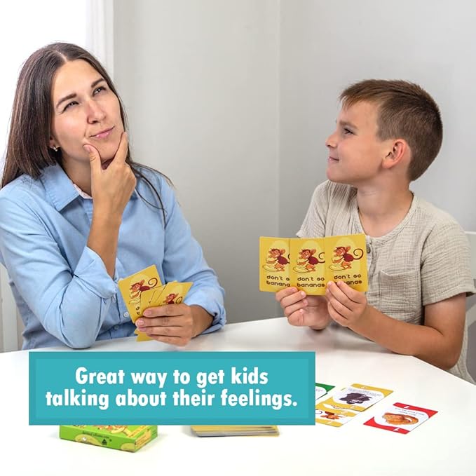 da Vinci's Room Don't Go Bananas - A CBT Therapy Game for Kids to Work on Controlling Strong Emotions - Counseling Games, Therapy Toys, Social Skills Games for Kids