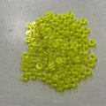 1200 Piece Transparent Colors Building Plate Bulk, Round 1x1, Compatible with Lego Parts and Pieces: (Color:Trans Yellow)