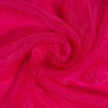 Fynite Sheer Organza Fabric - 1 Yard Long, 44" Wide - Bridal Solid Sheer Organza Bolt for Wedding Dress Fashion Craft Decorations - Silky Shiny - Hot Pink