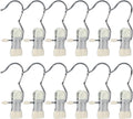 15/30Pcs Upgrade Double Head Clamp Dipped Clothespin for Laundry Hooks with Clips, Boot Holder, Hanging Clips, Portable Multifunctional Hangers Single Clip Space Saving for Jeans, Hats (30, White)
