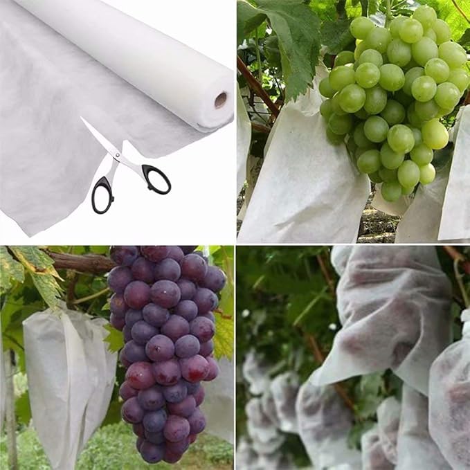 Agfabric Plant Covers Freeze Protection Floating Row Covers 7'x50' 0.55oz Plant Covers Row Covers for Vegetables,White