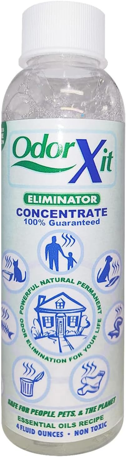Concentrated Pet Urine Odor Eliminator, Ideal for Cat, Dog Poo and Urine Smell, Versatile & Natural Odor Neutralizer for Home and Outdoor Use, Deodorizer & Absorber, Concentrate, 4oz