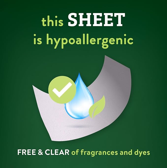 Biokleen Laundry Detergent Sheets (2 PACK) - Free & Clear From Fragrances and Dyes, Hypoallergenic Enzymatic Cleaning - 100 Sheets, 200 Loads