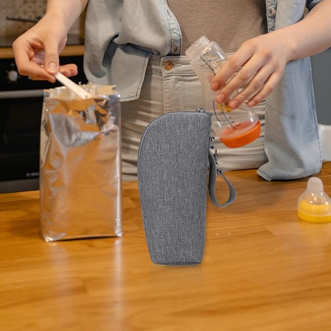 Handy Bottle Bag Milk Bottle Storage Bottle Thermal Pouch Bottle Bag Infant Bottle Pouch Milk Bottle Bag Bottle Oxford Cloth Storage Bag Travel