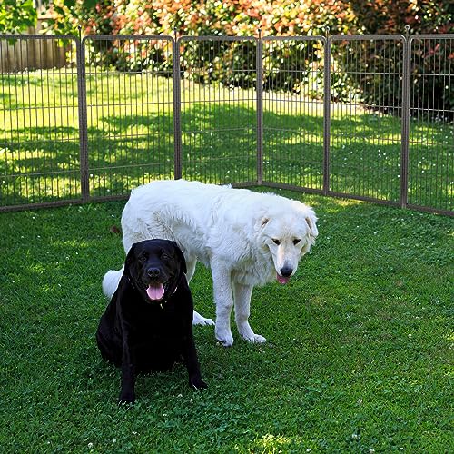 FXW Aster Dog Playpen Designed for Yard, 40inch 8 Panels - size: 40"H & 08 Panels