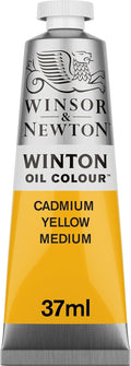 Winsor & Newton Winton Oil Color, 37ml (1.25-oz) Tube, Cadmium Yellow Medium