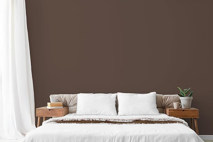 EVOLVE Paint & Primer: Environment-friendly, Low Sheen with One-coat Coverage for Interior & Exterior surfaces (Espresso, 5-Gallon)