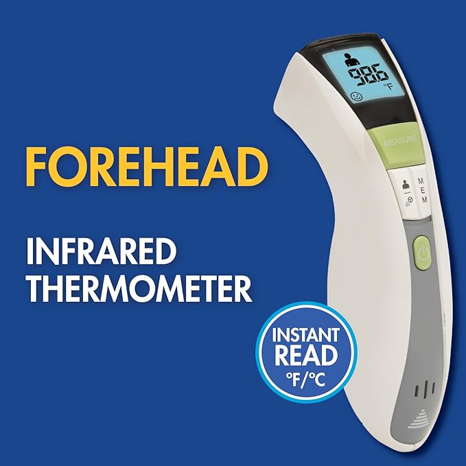 Veridian Handheld Fahrenheit/Celsius Non-Contact Thermometer Digital Display 09-349