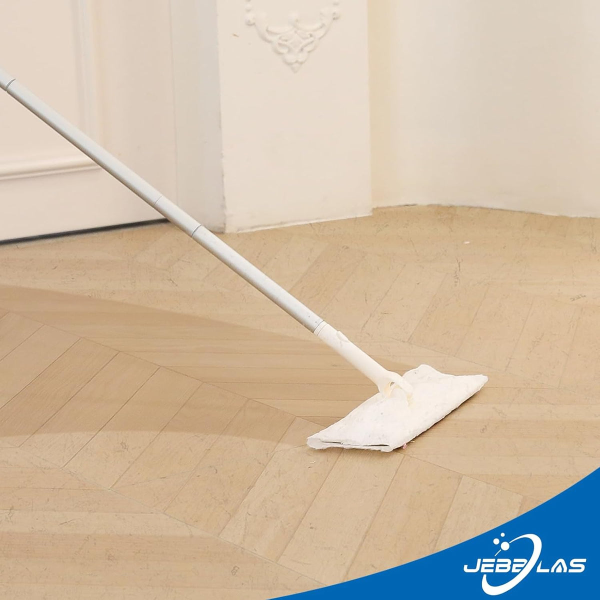 JEBBLAS Disposable Mop Cloth Dry Sweeping Pad for Floor Mop Sweeping Cloths Multi Surface Refills, 120 Count