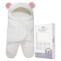 Jam Naturals- Baby Swaddle Blanket, Cute Bear Organic Receiving Swaddling Wrap, Newborn Baby Girl Soft Plush Registry Gift (Pink 3-6m)