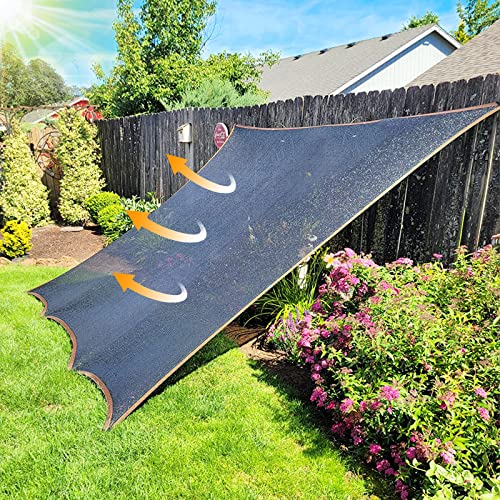 Shade Cloth - for Plants Greenhouse, 70% Sunblock Shade Sails -for Outdoor Garden Pergola Patio Lawn Sun Cloths for Kennel Chicken Coop Plant Net Cover - size: 6.5'x10'
