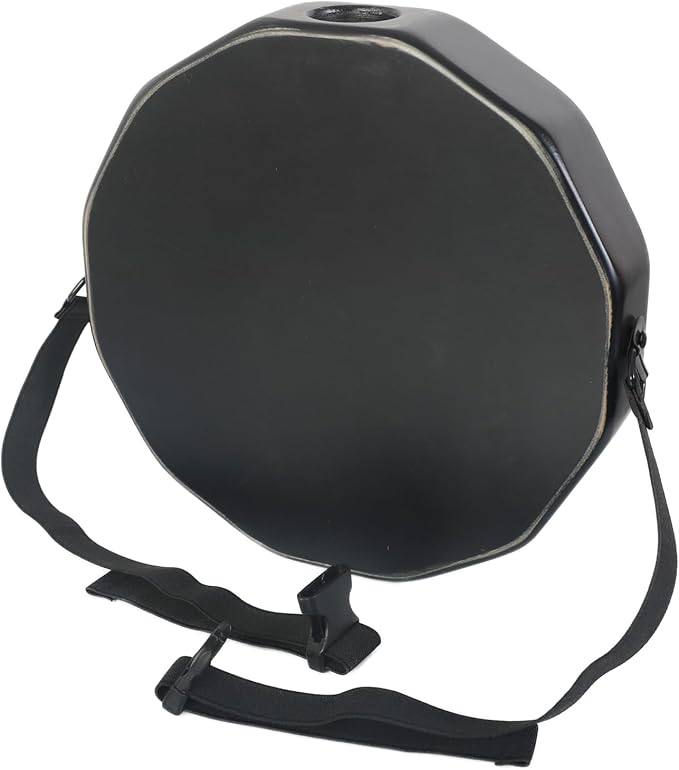 KTÄK -The First Handcrafted, Hand Drum Percussion, Two-Sound Cajón Body Snare, Portable Cajon by Kandu with Carry Case (Black)