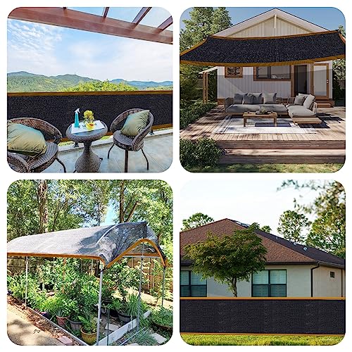 Shade Cloth - for Plants Greenhouse, 70% Sunblock Shade Sails -for Outdoor Garden Pergola Patio Lawn Sun Shade Cloths for Kennel Chicken Coop Easier to Hang Plant Shade Net Cover - size: 6.5'x20'