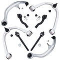 Detroit Axle - 8pc Front End Control Arms Kit for 03-07 Infiniti G35, 03-09 Nissan 350Z, 4 Upper & Lower Control Arms 4 Tie Rods