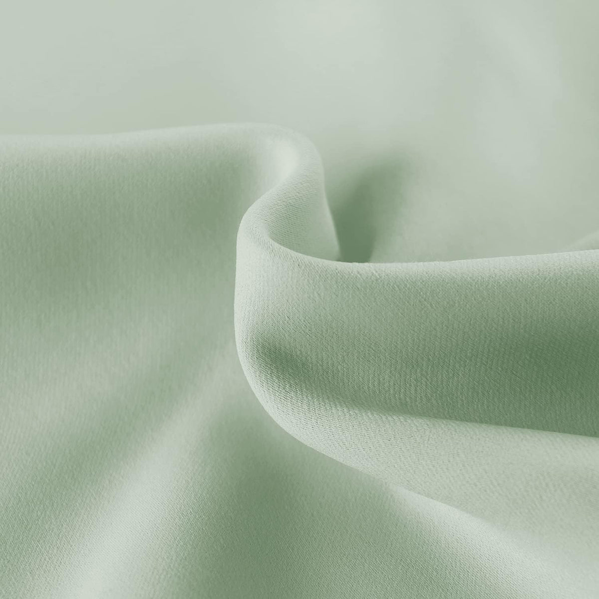 DWCN French Door Curtains – Rod Pocket Thermal Blackout Curtain for Doors with Glass Window, Kitchen and Patio Doors for Privacy, 23 X 72 Inches Long, 1 Curtain Panel with Tieback, Bean Green