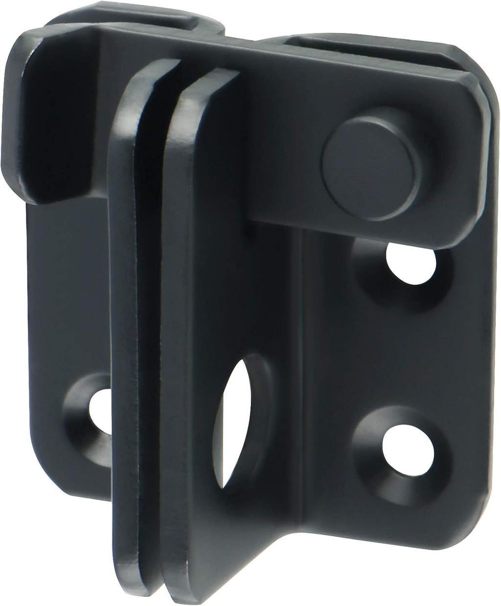 Alise Flip Latch Gate Latches Slide Bolt Latch Safety Door Lock Catch for Barn Cabinet Pet Cage Garden Bathroom Garage Window Sliding Door,MS4001-B Stainless Steel Matte Black