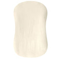 Hooyax Muslin Baby Lounger Cover 1 Pack, 100% Cotton Soft & Breathable Infant Lounger Covers Only for Newborn (Cream)