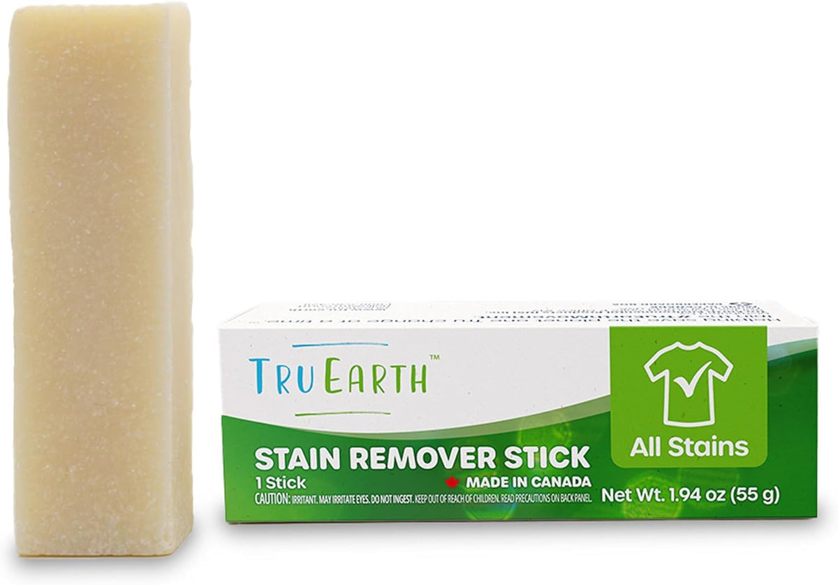Tru Earth Stain Remover Stick | Powerful Portable Grease & Mark Remover for Clothes Laundry, Travel & Home | Stain Stick for Laundry