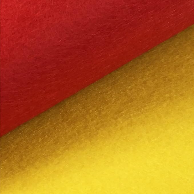 flic-flac 42pcs 8 x 12 inches (20cm*30cm) 42 Colors for Choice A4 Felt Fabric Sheet Assorted Color Felt Pack DIY Craft Patchwork
