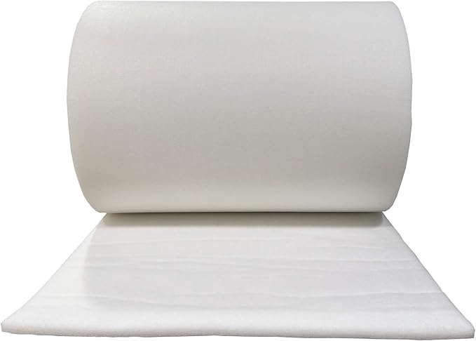 wioboy Paint Booth Ceiling Filter, Spray Booth Tacky Intake Filter for Down Draft Paint Booths (56" x 308" (1/case))