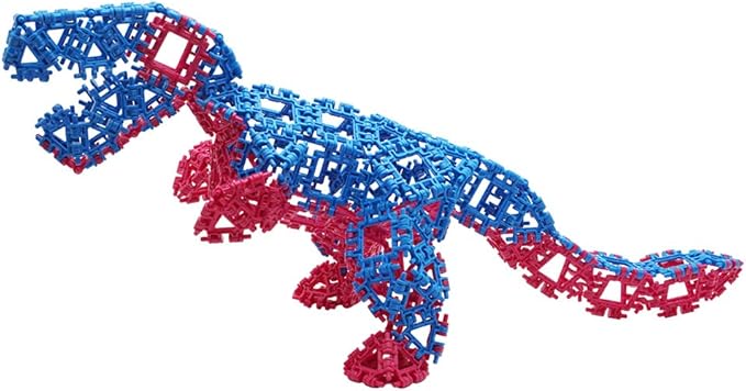 That Hinge Toy 150 Piece Yellow + Pink Set, Dinosaur + More STEM Construction Toy Building Set