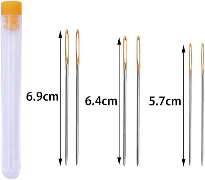 Goiio 19 Pieces Bookbinding Kit Starter Tools Set Bone Folder Paper Creaser, Waxed Thread, Awl, Large-Eye Needles for DIY Bookbinding Crafts and Sewing Supplies