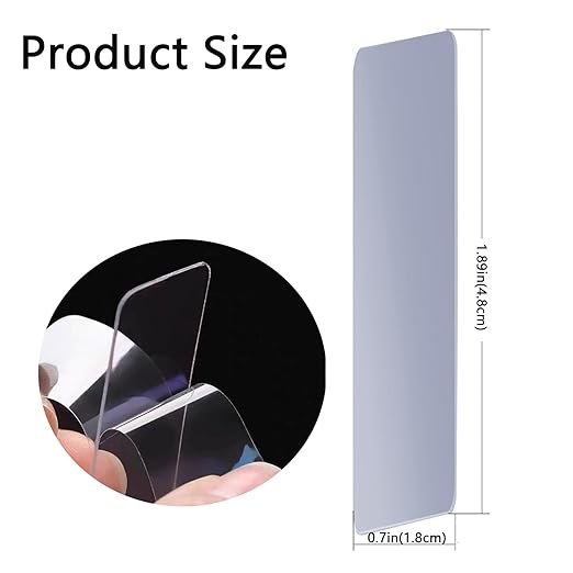 LMJIA Heavy Duty Double Sided Tape, Clear Reusable Mounting Tape Picture Hanging Adhesive Tape Removable Wall Tape Adhesive Poster Tape