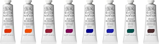 Winsor & Newton Artists' Oil Color, 37ml (1.25 oz) Tube, Mineral Green Deep