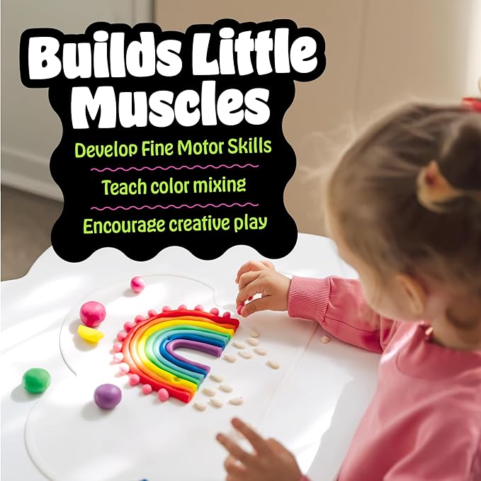 Hygloss Play Modeling Dough for Kids – Safe & Non-Toxic Sensory Dough for Arts and Crafts – 1 lb Tub – Play Clay for Toddler Activities, Preschool Classroom Must-Haves – Blue Color, Unscented
