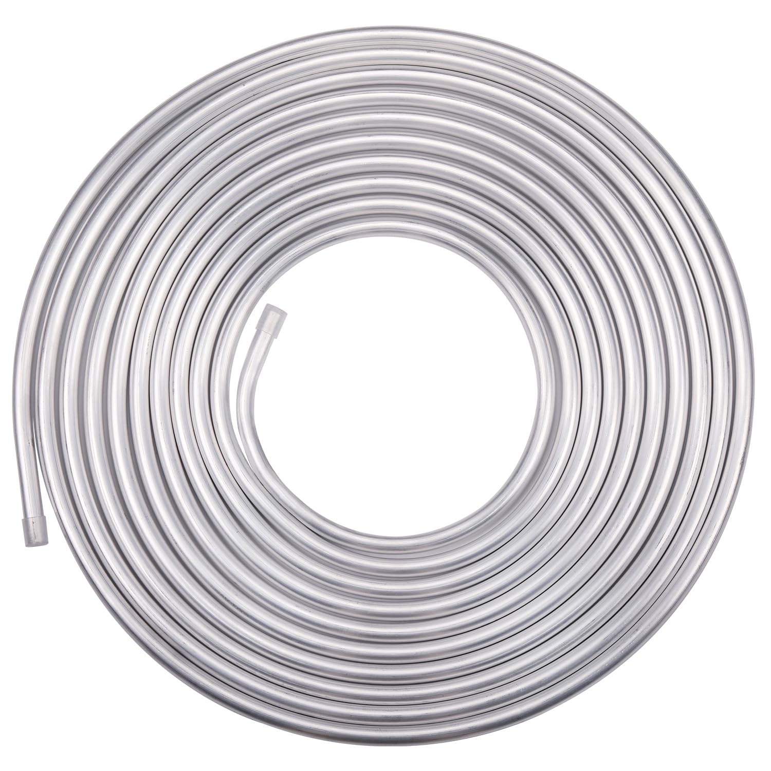 Podavelle 5/16 OD Aluminum Hard Fuel Line Hardline Tube Tubing Coil 25 Feet Roll