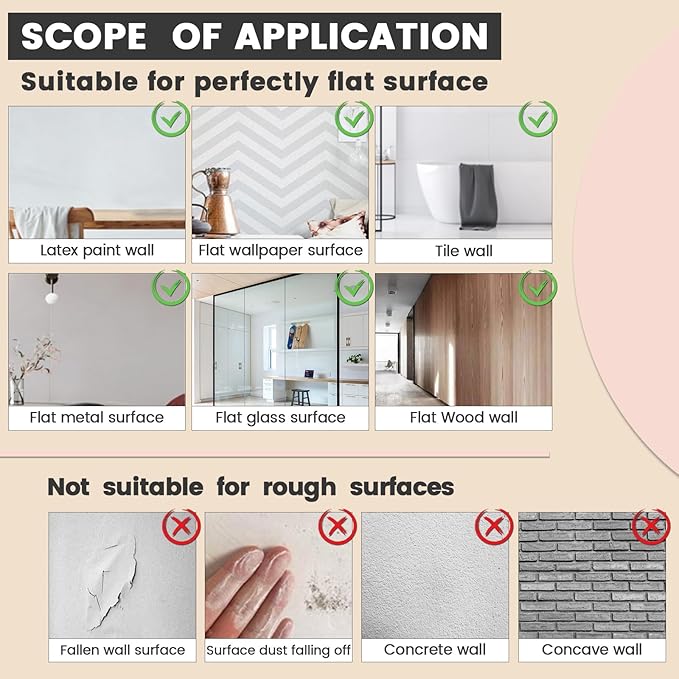 Acrylic Self Adhesive Mirror Sheet for Wall, Plastic Non Glass Sticky Kid Safety Mirror Tiles for Wall Rectangle 16x47 inch 1 Pcs