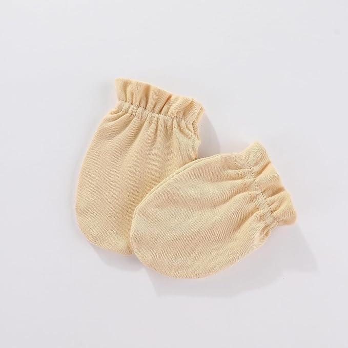 Unisex Baby Cotton Scratch Mittens For Newborn Baby Boys Girls Mittens Accessory 0-6 Months